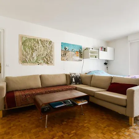 Apartment Bright Apt With Beautiful View In Belleville Paris